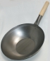 Preview: Wok aus Karbonstahl mit Flachboden – original chinesisch