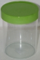 Preview: Vorratsdose rund mit Deckel, grün 1 L (Ø 11,5x15 cm) von Gies