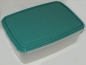 Preview: Ripening box incl. cheese mat / draining mat (lid mint green) approx. 9 litres - 37.5x26.5x13.2 cm