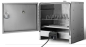 Preview: SMOKI tabletop electric smoker 40x39x33cm made of V2A stainless steel tabletop smoker (4024)