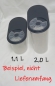Preview: Streudose mit Deckel (dunkelgrau) 2 L (ca.19x10x18,5cm) von Gies