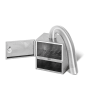 Preview: External smoke generator for SMOKI's made of embossed CR stainless steel