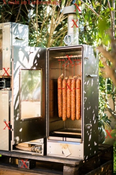 Insulated + window of 1.4016 Cr stainless steel 100x39x33cm (1036)