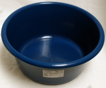 Schüssel, Ø 32 cm; 6,5 L, Blau, Kunststoff Tiefschüssel von Gies, Salat, Wursten,