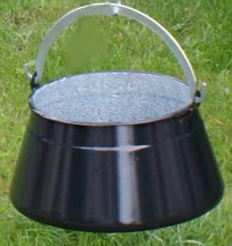 Ungarischer Fischkessel 6 bis 30 Liter, original