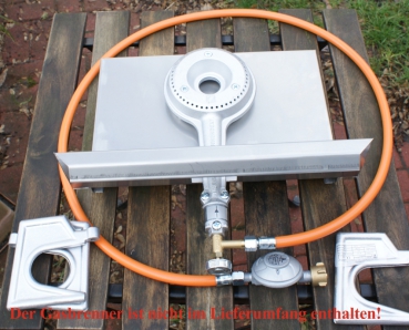 Drawer insert for 4.2 kW gas burners in Smoki smoking ovens