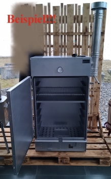 Smoker and burn-through chamber Jumbolino CR stainless steel