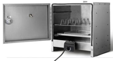 SMOKI tabletop electric smoker 40x39x33cm made of V2A stainless steel tabletop smoker (4024)