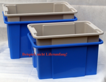 Unibox 15 L, blau Pökelbox, Meng- und Mischgefäß, Gies