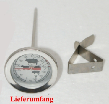 Kerntemperatur-Einstech-Thermometer mit Halter
