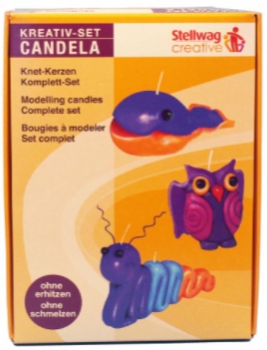 Candle kneading set 8 x 40 g, make your own candles