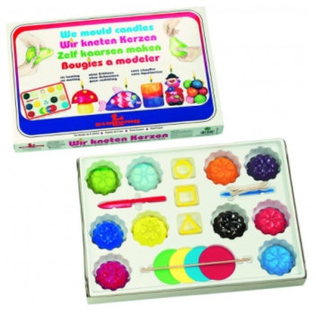 Candle modelling set "large" 10 x 40 g modelling wax, make your own candles