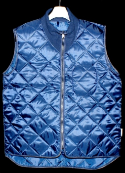Thermolux-vest "EHLERT PROFI" size S - XXXL - blue, fleece collar, thermovest, vest,