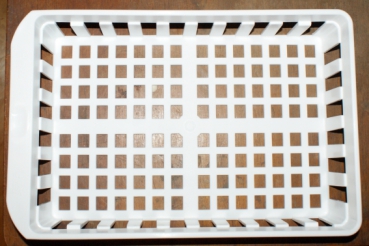 Fridge basket 34,5x22,5x8 cm by Gies - Food safe plastic!