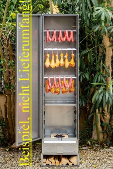 1.4301 V2A stainless steel without window 150x39x33 cm (1521) Smoking oven, smoking
