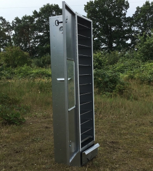 CR stainless steel without window 150x39x33 cm (1531) Smoker, smoking,