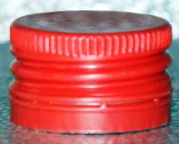 PP 28 - Schraubverschluss, rot (Aluminium) mit Originalitätsring
