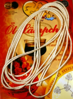 Öl-Lämpchen - Reservedocht 2 Meter