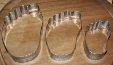 Ausstechformen-Set "Füße"  3-teilig von Westmark