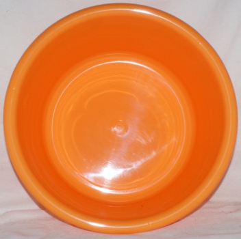 Schüssel, Kunststoff Tiefschüssel Ø 28 cm; 4,5 L, orange, von Gies, Salat, Wursten