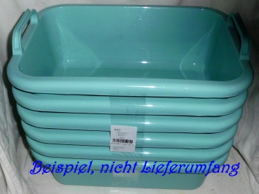 Handle bowl 8 litres, light turquoise from Gies