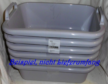 Handle bowl 8 litres, light grey, from Gies