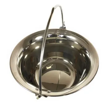 Gulaschkessel 20 Liter Edelstahl dickwandig 1 mm Materialstärke