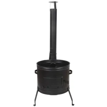 Ofen Gulaschkanone Gulaschofen 39 cm für 15L oder 22L Gulaschkessel Material 1,2 mm