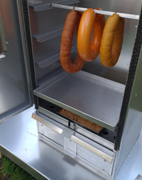 Fettauffangblech / Abtropfblech SMOKI, aluminiertes Stahlblech  (111)
