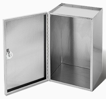 Substructure / stand with door - embossed Cr stainless steel for smoking oven