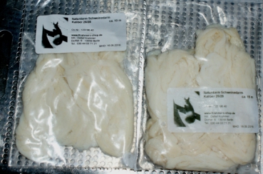 Schweinedarm 26/28 - 4,75 m; Deutsch,  Naturdarm,Bratwurst, Bockwurst