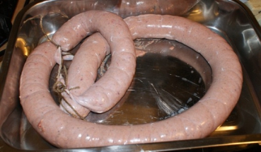 Preview: Schweinedarm Kaliber 28/30 "Deutsch", 5,4 m Schweinedärme,Bratwurst,Leberwurst, mit Anleitung