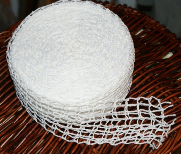 Roasting net 22, white RO. 50 M, roll roasting net,ham net,cheese smoking net