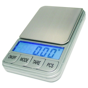 DIPSE AN-series silver 300x0,01g - Digital spice scale with extra large keys, gold scale, pocket scale