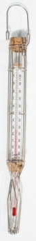 Kesselthermometer, Milchthermometer  mit Drahtgehäuse