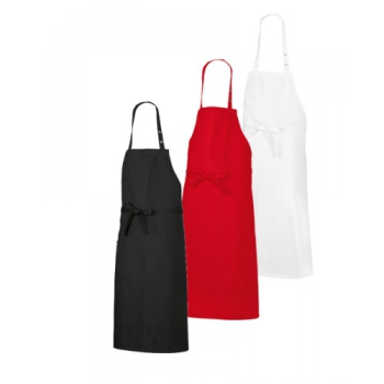 pinafore 100 x 75 cm - red, white, black