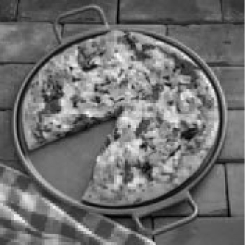 LODGE - Gusseiserne Pizzapfanne Ø ca. 35,5 cm