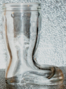 Boot 40 mL, drinking glass, motif glass, shot glass, mini vase