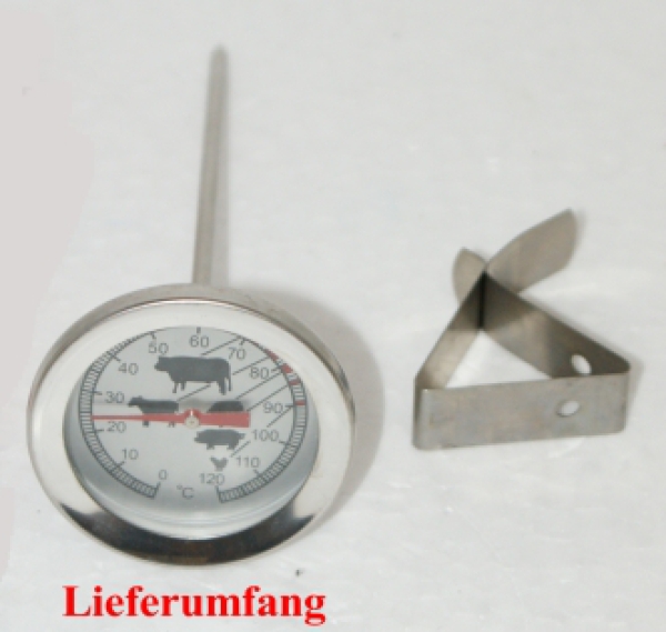 Core Temperature Insertion Thermometer with Holder