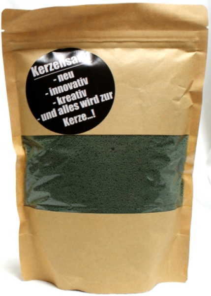 Candle sand slate green, 100 g, wax granules,  make your own candles