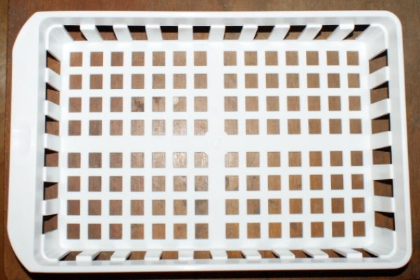 Fridge basket 34,5x22,5x8 cm by Gies - Food safe plastic!