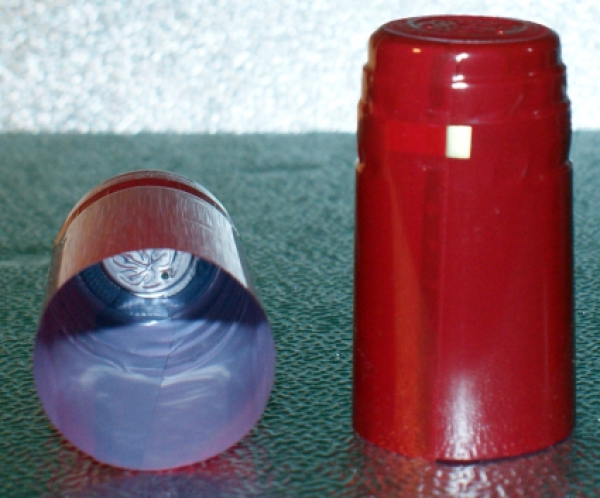 Anschrumpfkapsel 31x60 mm rot