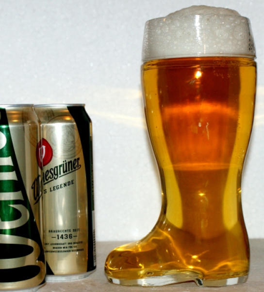 Boot 1000 mL, drinking glass, motif glass, decorative glass, Father Christmas boot, Beer boots /stiffy