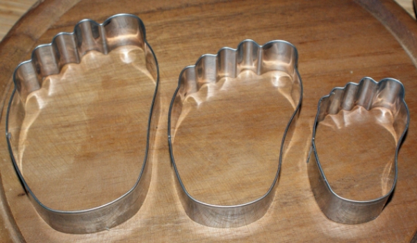 Ausstechformen-Set "Füße"  3-teilig von Westmark