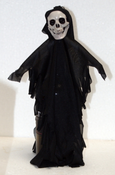 Gespenst, Geist, hängend, 38 cm, schwarz