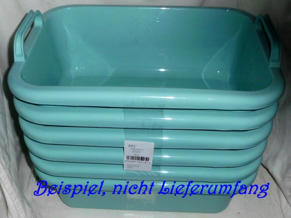Handle bowl 8 litres, light turquoise from Gies