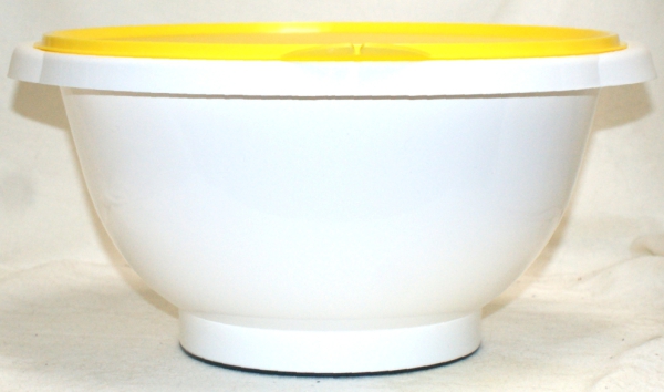 Schüssel, rund 6 Liter mit Deckel, Hefeteigschüssel, Buletten, Hackepeter, Salat