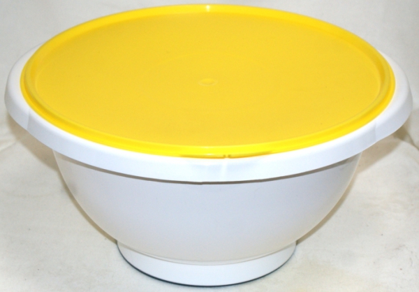 Schüssel, rund 6 Liter mit Deckel, Hefeteigschüssel, Buletten, Hackepeter, Salat