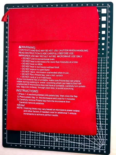 Mikrowellen-PET-Garbeutel, Kartoffelbeutel, Mais u.a.