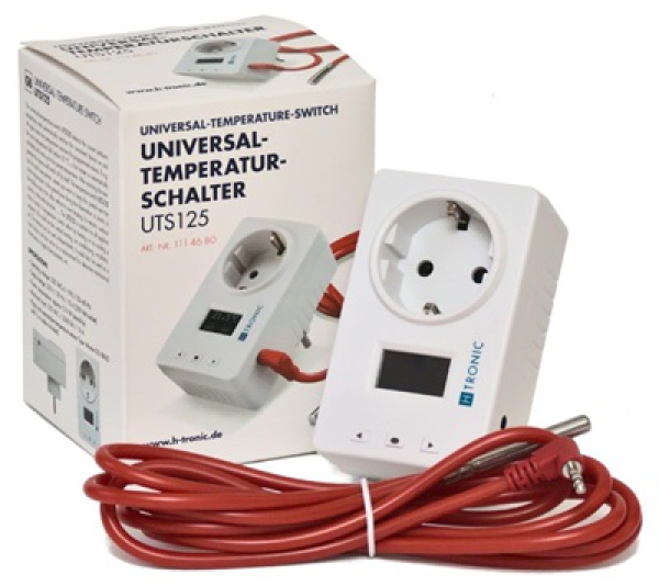 Universal-Temperature Switch H-TRONIC UTS125 – Range: –55 to +127.0 °C, Universal Temperature Switch